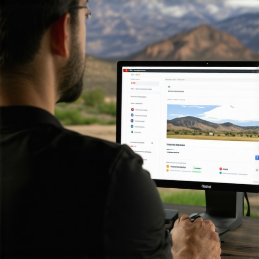 Business owner reviewing local SEO performance in Nevada