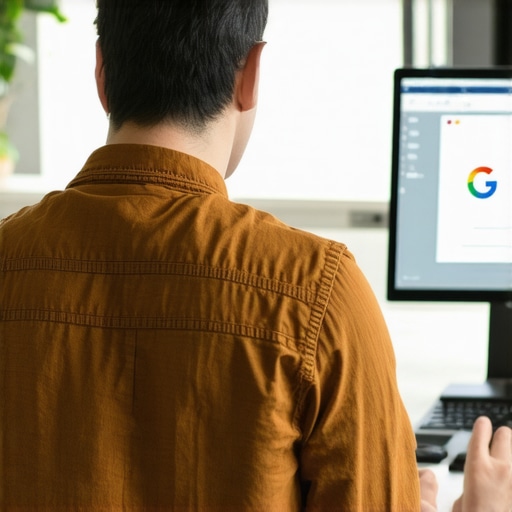 Business owner optimizing Google My Business profile in Las Vegas