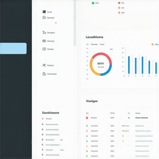 Dashboard displaying SEO analytics and tools for Las Vegas local business optimization.