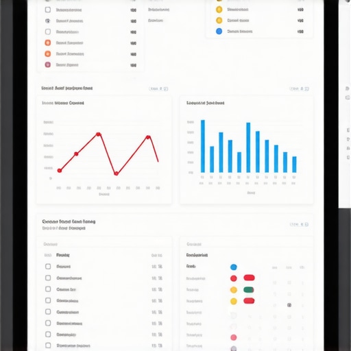 SEO dashboard monitoring local rankings