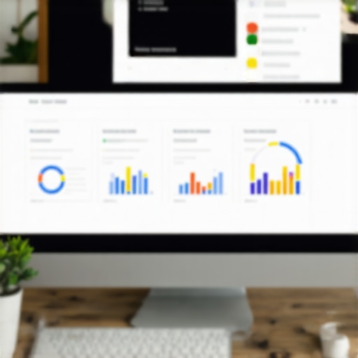 Person analyzing Google Maps rankings and local SEO data on a computer