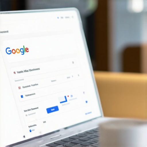 Business owner updating Google My Business listing in Las Vegas