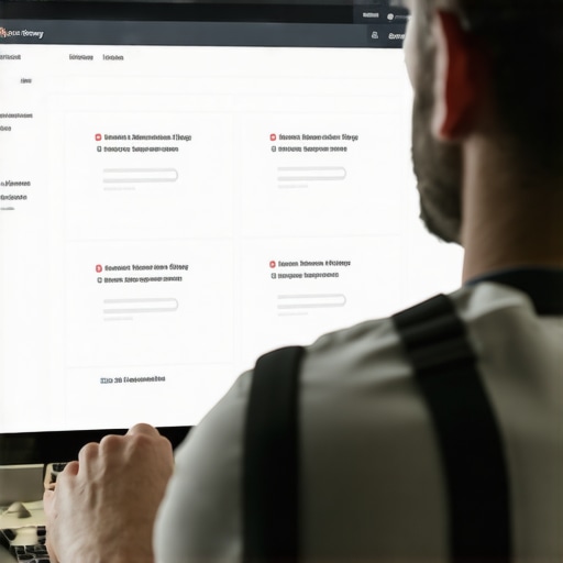 Business owner verifying and correcting directory listings on a laptop with Nevada business data.